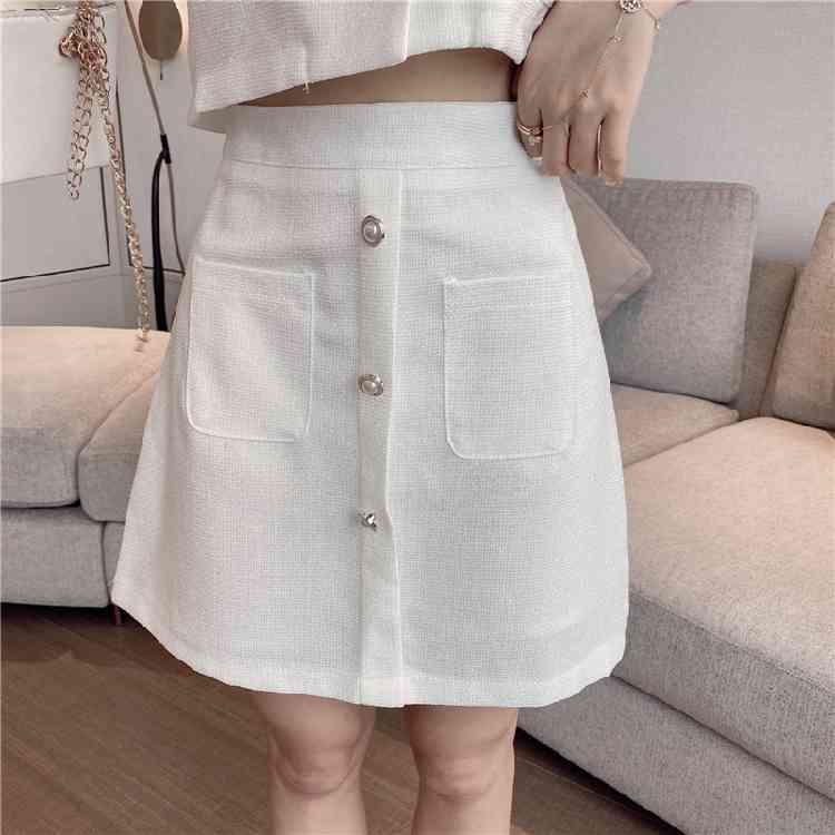 Summer Two piece Sets Vintage Women Sweet Pink Tweed Short Sleeve Crop Top + Mini A-Line Skirt Outfits Female 210519