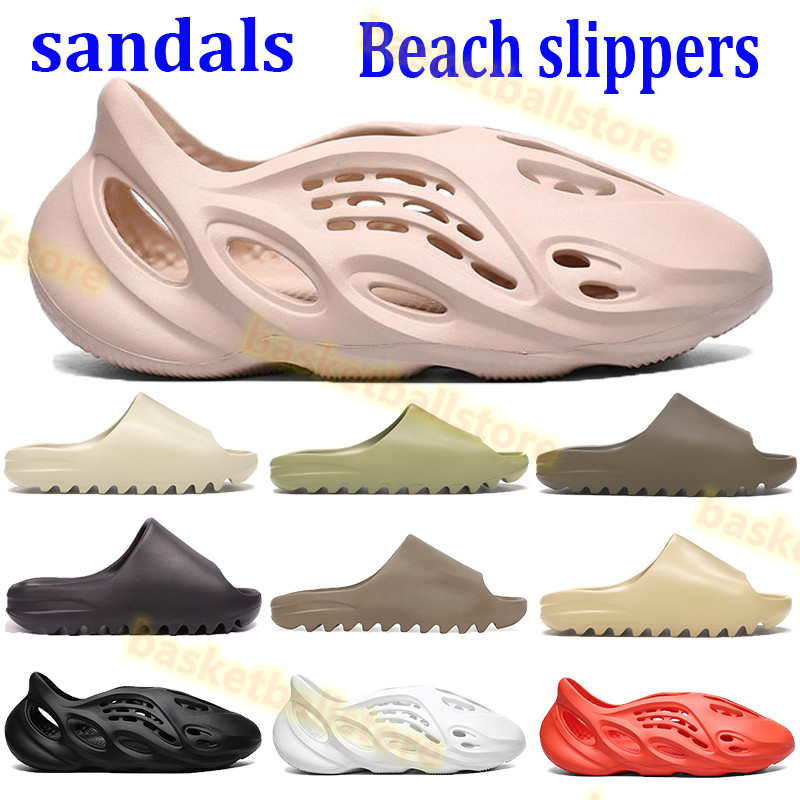 High quality non-slip beach slippers earth brown bone resin soot white triple black ararat total orange men women sandals foam runner slipper, Bubble wrap packaging
High quality non-slip beach slippers earth brown bone resin soot white triple black ararat total orange men women sandals foam runner slipper, Bubble wrap packaging