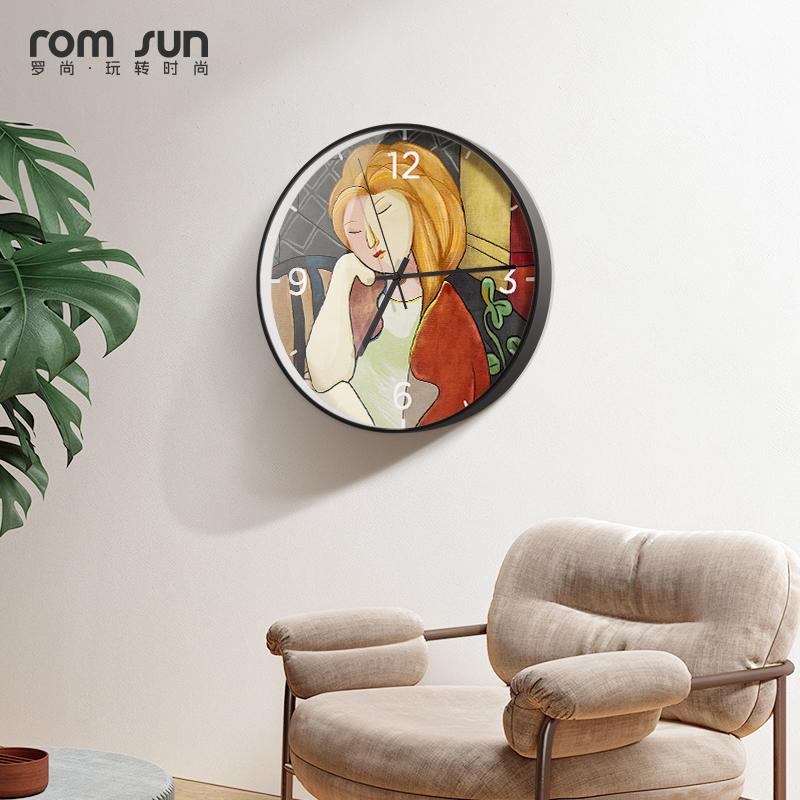 Round Living Room Wall Clock Modern Design Metal Personality Watches Mute Zegary Scienne Home Decor EF50WC Clocks
Round Living Room Wall Clock Modern Design Metal Personality Watches Mute Zegary Scienne Home Decor EF50WC Clocks