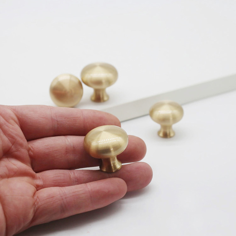 4pcs solid simple drawer knob furniture door handle hardware cabinet wardrobe shoe single hole round cone pull