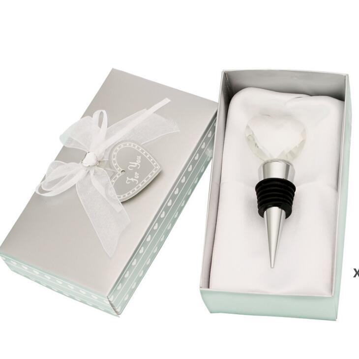Wedding Favors Creative Gifts Crystal Heart Alloy Wine Bottle Stopper Back for Guests Party, Silver
Wedding Favors Creative Gifts Crystal Heart Alloy Wine Bottle Stopper Back for Guests Party, Silver