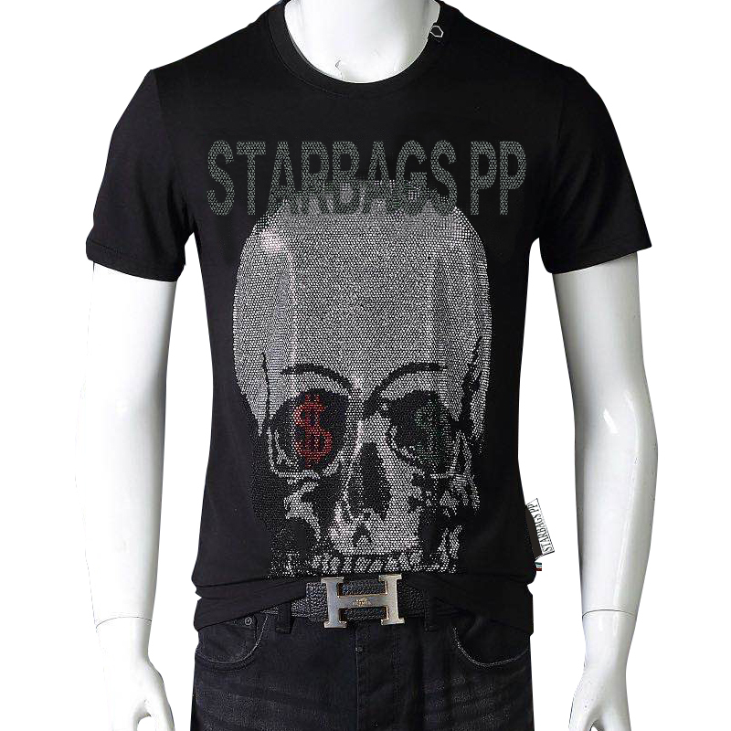 Men's T-Shirts Original Starbag pp skull diamond loose street canvas printed male punk sleeve short T-shirt pure high quality cotton, Black
Men's T-Shirts Original Starbag pp skull diamond loose street canvas printed male punk sleeve short T-shirt pure high quality cotton, Black