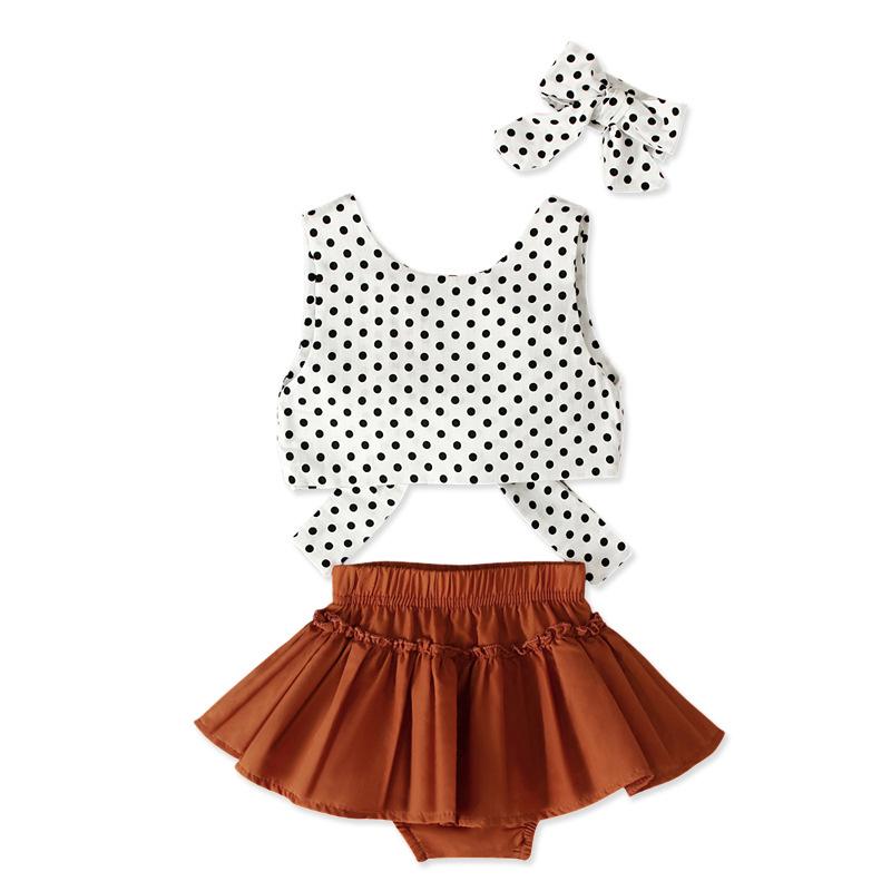 Clothing Sets 0-2Yrs Polka Dots Baby Girls Clothes Set Soft Sleeveless Bow Tops Tutu Shorts Headband 3Pcs Summer Kids Outfits, White
Clothing Sets 0-2Yrs Polka Dots Baby Girls Clothes Set Soft Sleeveless Bow Tops Tutu Shorts Headband 3Pcs Summer Kids Outfits, White