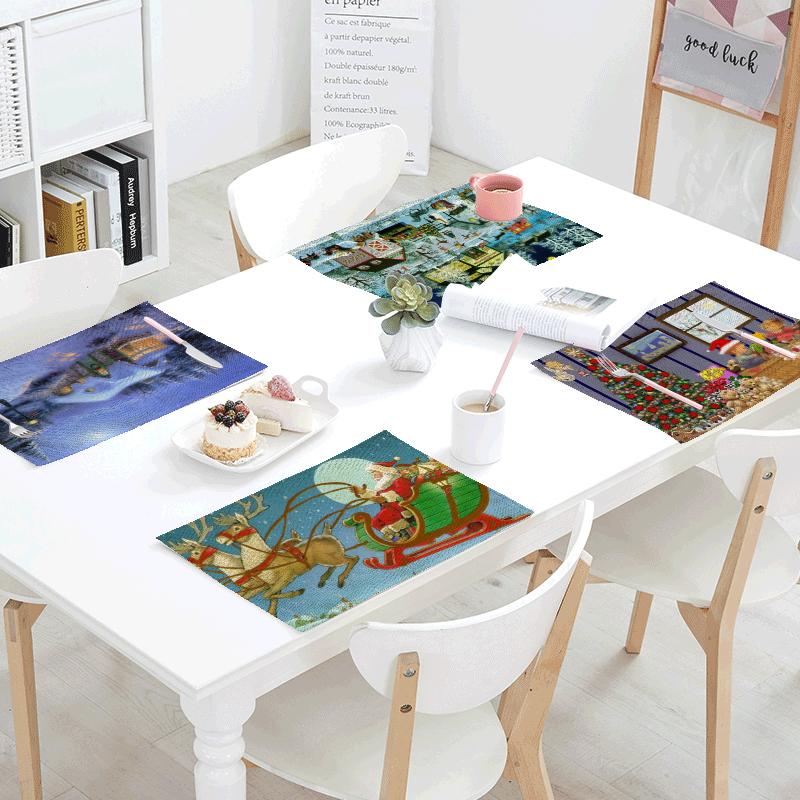 Wholosale Christmas Series Tablecloth Snowman Tree Deer Santa Claus Letter Cover Placemat Kitchen Restaurant Decoration Napkin Table Cloth
Wholosale Christmas Series Tablecloth Snowman Tree Deer Santa Claus Letter Cover Placemat Kitchen Restaurant Decoration Napkin Table Cloth