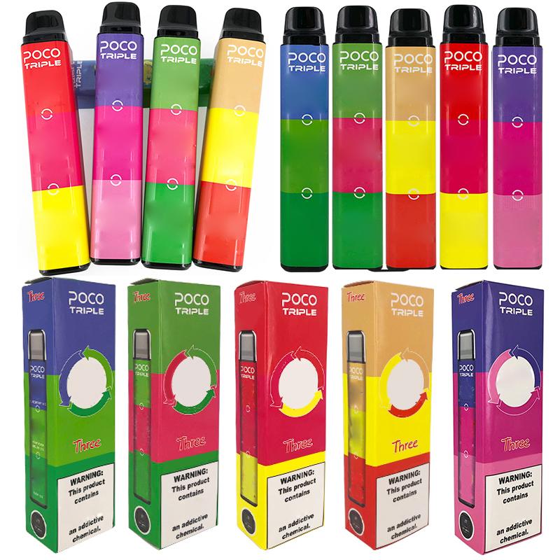 AUTHENTIC POCO TRIPLE DISPOSABLE pod DEVICE Electronic Cigarettes Puffs:3600 eats 3 in 1
AUTHENTIC POCO TRIPLE DISPOSABLE pod DEVICE Electronic Cigarettes Puffs:3600 eats 3 in 1