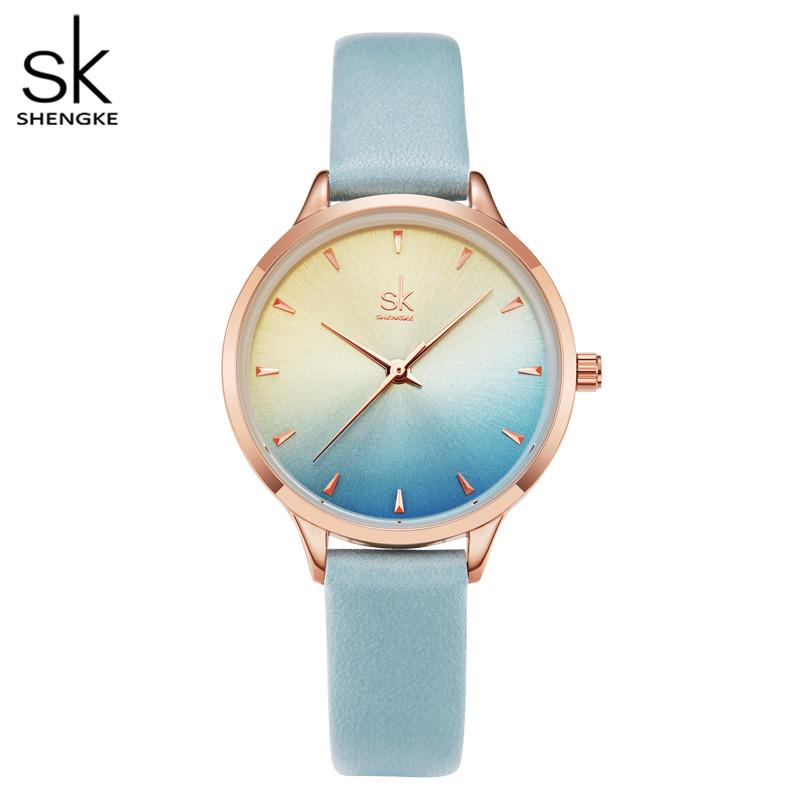 Wristwatches Shengke Multi Color Women Watches Slim Lady Fashion Quartz Watch PU Watchband Waterproof Wrist Relogio Feminino Girls Gift, Black
Wristwatches Shengke Multi Color Women Watches Slim Lady Fashion Quartz Watch PU Watchband Waterproof Wrist Relogio Feminino Girls Gift, Black