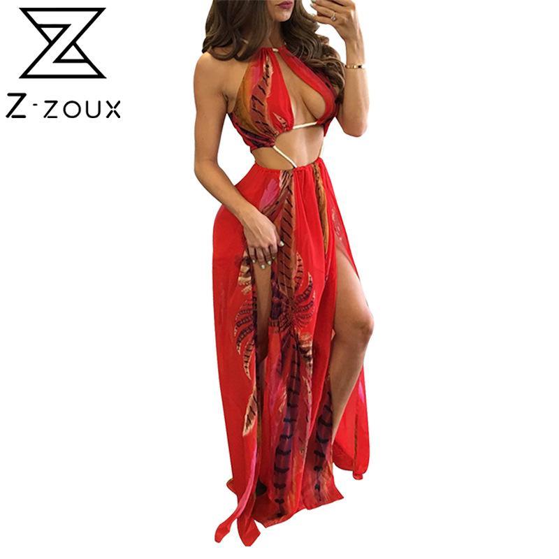 Women Dress Printed Bohemia Sexy Long Print Floral Maxi es Halter Hollow Out Split Beach es Summer 210524, Blue
Women Dress Printed Bohemia Sexy Long Print Floral Maxi es Halter Hollow Out Split Beach es Summer 210524, Blue