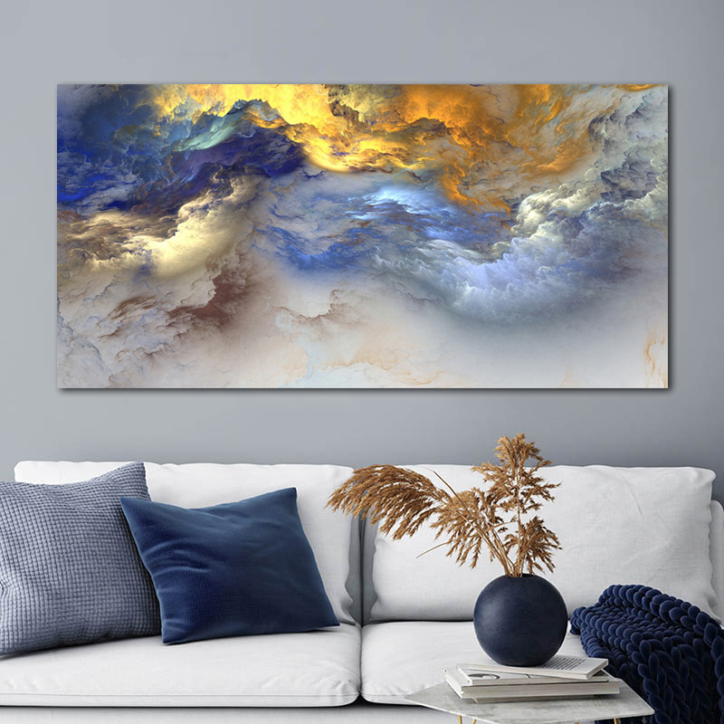 Abstract Colorful Clouds Poster Canvas Prints Modern Home Decor Canvas Painting Wall Art Picture For Living Room Bedside Cuadros