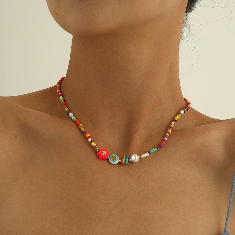 Chokers Women's Necklace Retro Beads Bohemia Jewelry 2021 Resin Flower Choker Necklaces Vintage Party Lady Accessories
Chokers Women's Necklace Retro Beads Bohemia Jewelry 2021 Resin Flower Choker Necklaces Vintage Party Lady Accessories
