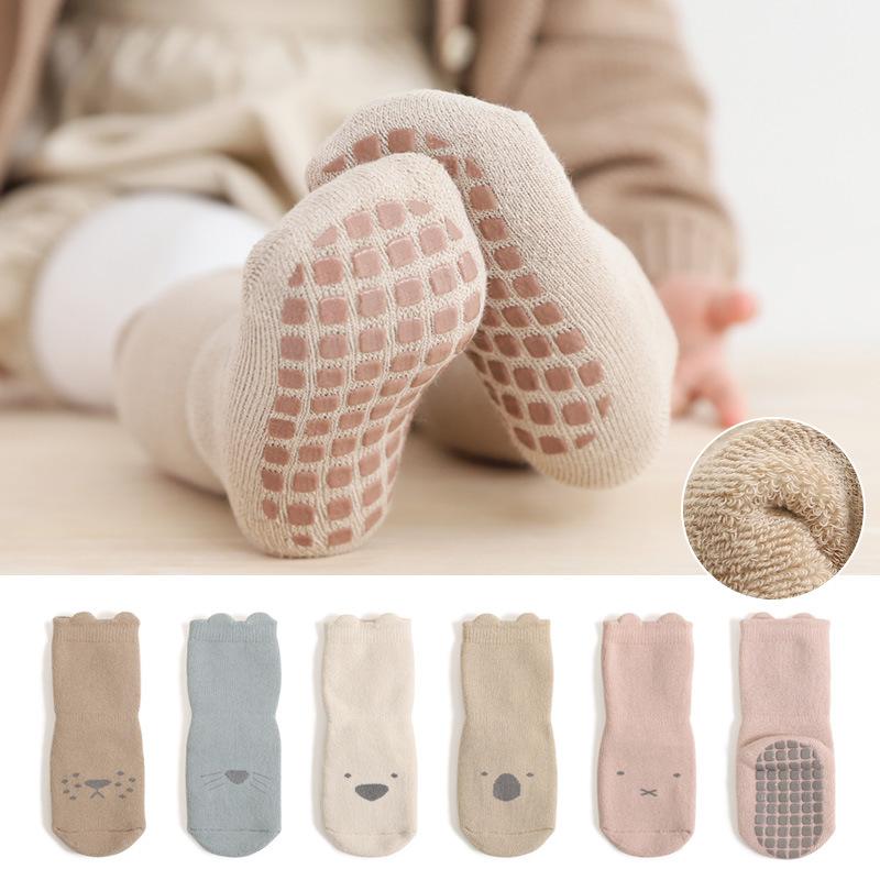 Socks 0-5 Years Baby Floor Autumn And Winter Combed Cotton Thickened Warm Terry Non-slip Boys Girls Toddler Cartoon, B02
Socks 0-5 Years Baby Floor Autumn And Winter Combed Cotton Thickened Warm Terry Non-slip Boys Girls Toddler Cartoon, B02