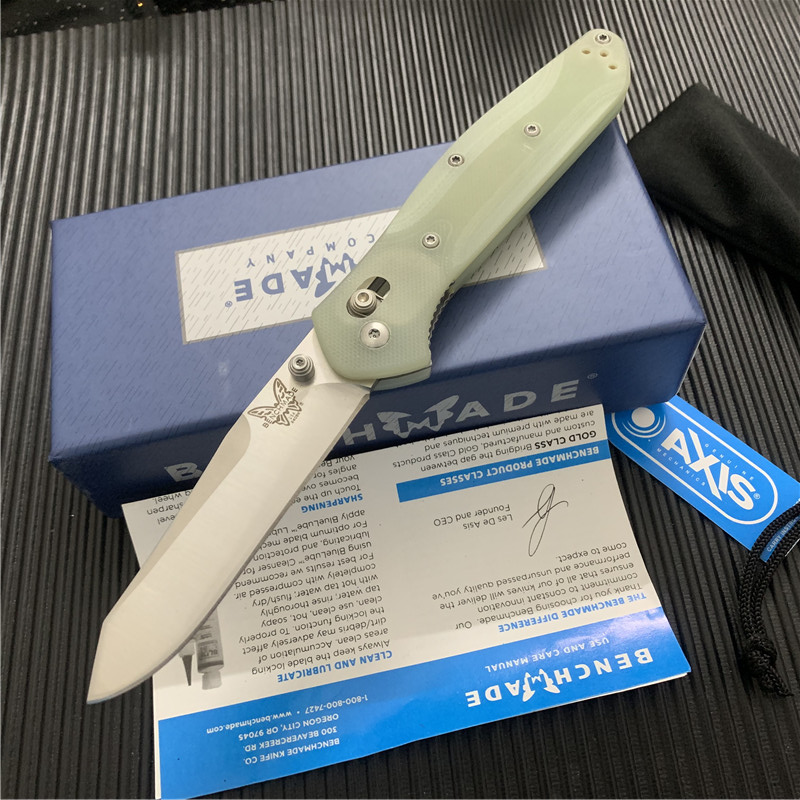 Benchmade BM 940 D2 Blade Folding Knife G10 handle Pocket camping BM940 550 535 c81 3351 Knives
Benchmade BM 940 D2 Blade Folding Knife G10 handle Pocket camping BM940 550 535 c81 3351 Knives