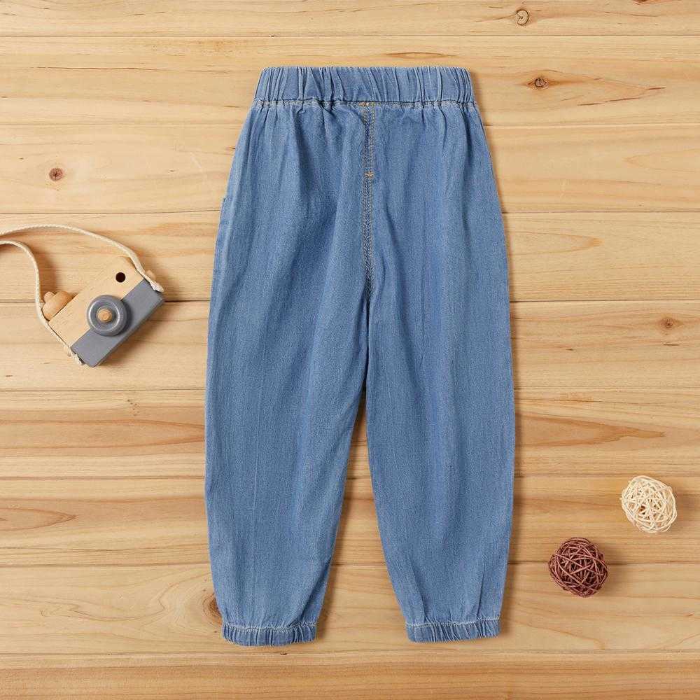 Spring and Summer Autumn Baby/Toddler Casual Stylish Jeans Bottoms for Baby Boy Girl Kids Clothes 210528