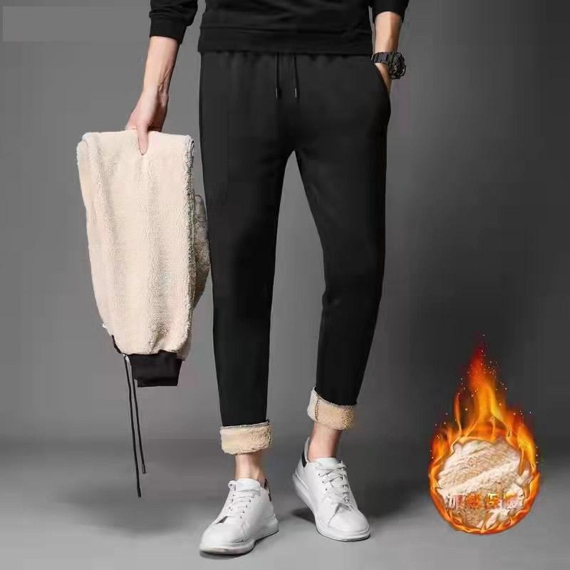 Men's Pants Large Size 6XL 7XL 8XL Wool Jogging Sweatpants Velvet Cashmere Casual Men Thick Fleece Winter Super Warm Trousers, Black plus velvet
Men's Pants Large Size 6XL 7XL 8XL Wool Jogging Sweatpants Velvet Cashmere Casual Men Thick Fleece Winter Super Warm Trousers, Black plus velvet