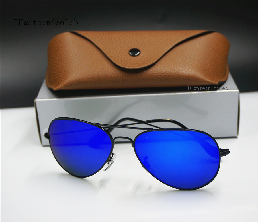 Luxury High Quality Pilot Sunglasses Mens Womens Eyewear UV400 Mirror Brand Design Vintage 58MM 62MM Complete Frame Blue Multi Glass Lens Brown Box
Luxury High Quality Pilot Sunglasses Mens Womens Eyewear UV400 Mirror Brand Design Vintage 58MM 62MM Complete Frame Blue Multi Glass Lens Brown Box