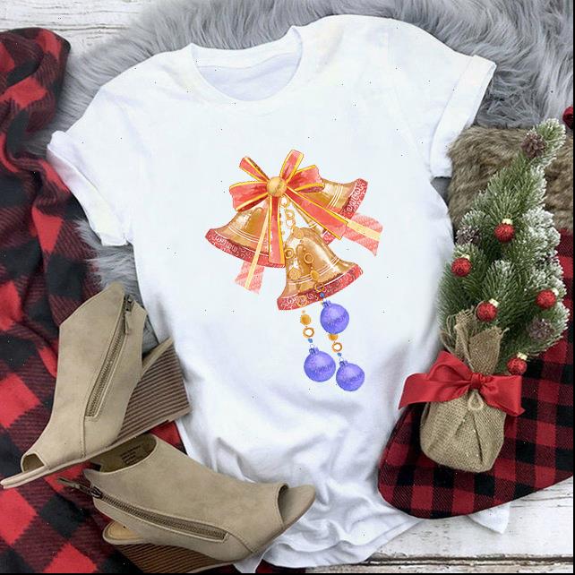 Womens T Shirt Cute Jingling Bell Graphic Print Women Fashion Christmas Harajuku Short Sleeve Tshirt Suitable All seasons Tops Tee, White
Womens T Shirt Cute Jingling Bell Graphic Print Women Fashion Christmas Harajuku Short Sleeve Tshirt Suitable All seasons Tops Tee, White