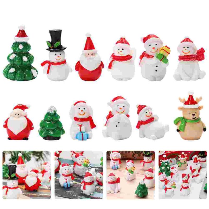 Christmas Decorations 12pcs Tabletop Adornment Xmas Resin Decor Desktop Ornament 
Christmas Decorations 12pcs Tabletop Adornment Xmas Resin Decor Desktop Ornament