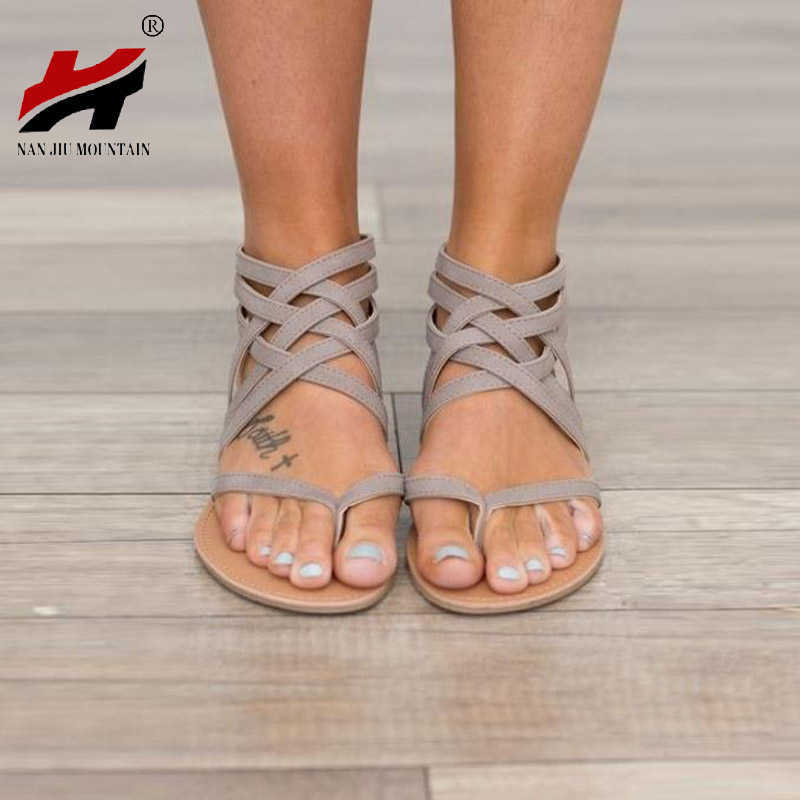 NAN JIU MOUNTAIN Shoes Woman Plus Size 34-43 Flats Summer Women's Sandals New Fashion Casual Shoes For European Rome Style Y0721, Gray
NAN JIU MOUNTAIN Shoes Woman Plus Size 34-43 Flats Summer Women's Sandals New Fashion Casual Shoes For European Rome Style Y0721, Gray