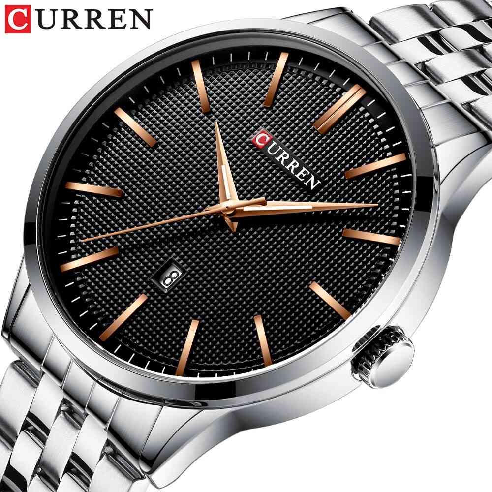 CURREN Top Brand Luxury Men Watch Stainless Steel Quartz Mens Watches Waterproof Sport WristWatch Male Clock erkek kol saati 210517, Silver white
CURREN Top Brand Luxury Men Watch Stainless Steel Quartz Mens Watches Waterproof Sport WristWatch Male Clock erkek kol saati 210517, Silver white