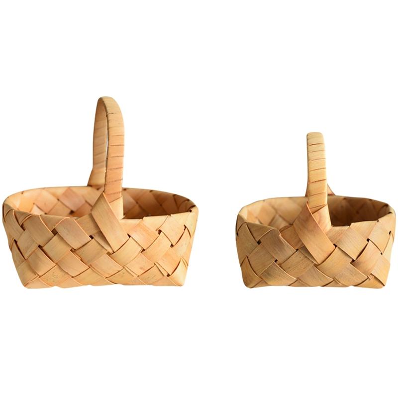 Storage Baskets Hand Woven Bread Fruit Basket Wood Chip Box Japanese Food Tray With Portable Home Decoration
Storage Baskets Hand Woven Bread Fruit Basket Wood Chip Box Japanese Food Tray With Portable Home Decoration