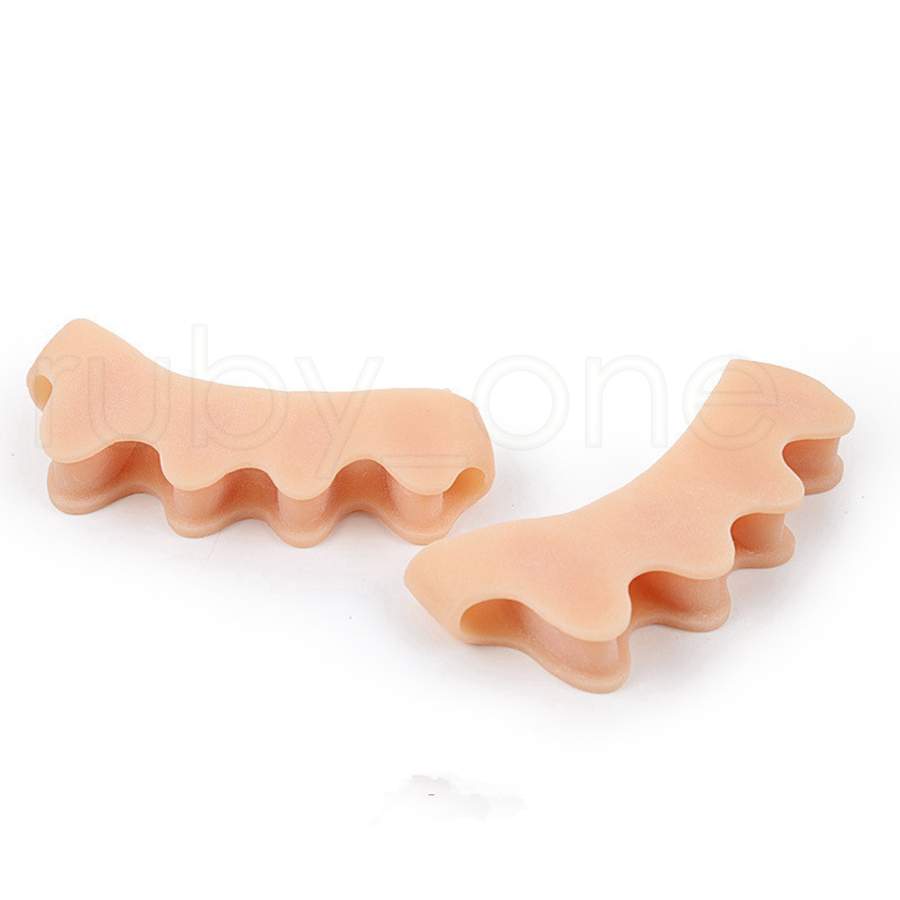 Silicone Bunion Corrector Toe Separators Straightener Silicone Foot Care Bunion Protector Foot Care Tool Pro Massager