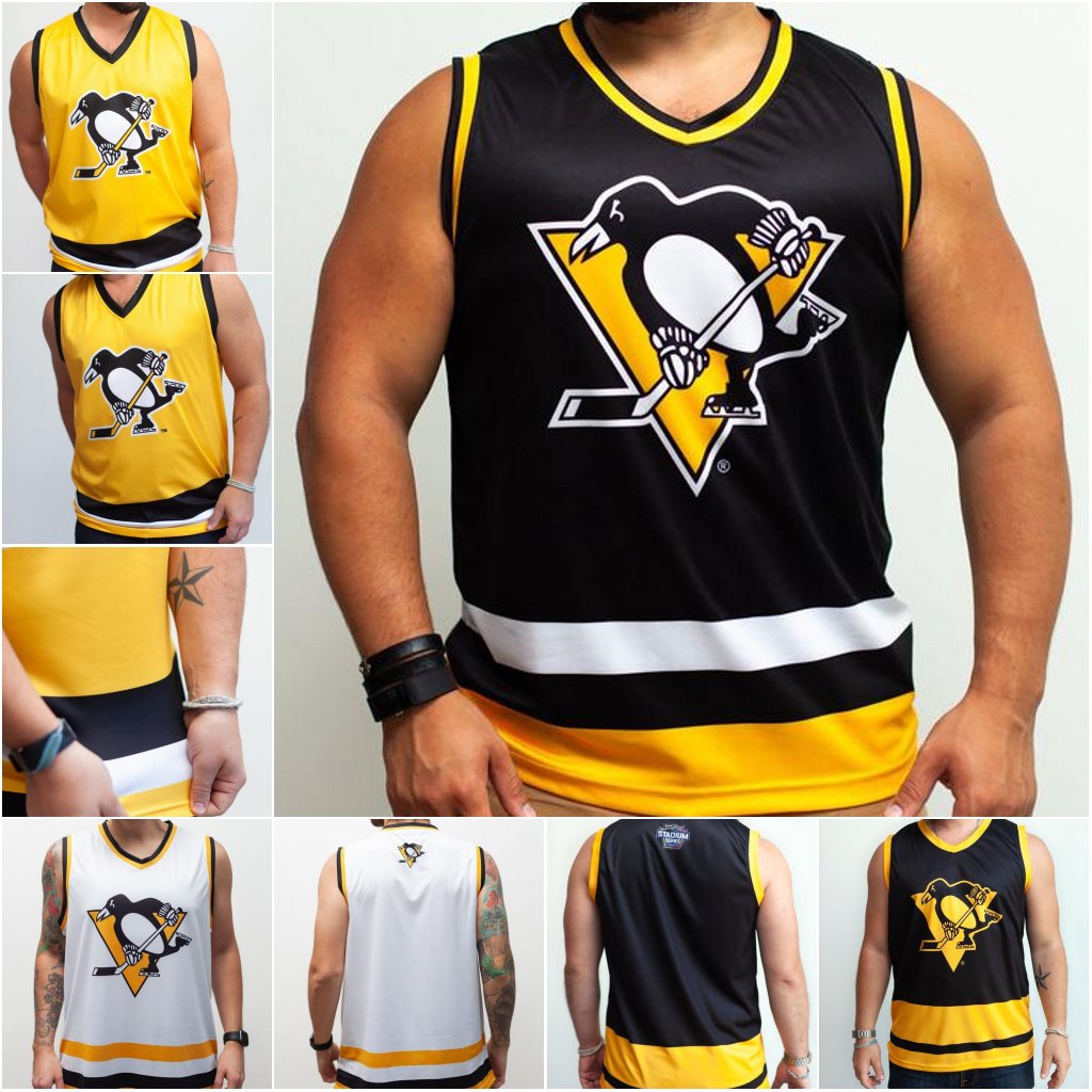 Pittsburgh Penguins Away Hockey Tankblack yellow Black customize any number and name personality vest Jesseys, Black;red
Pittsburgh Penguins Away Hockey Tankblack yellow Black customize any number and name personality vest Jesseys, Black;red