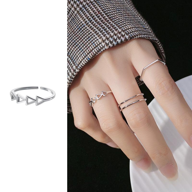 Cluster Rings Mocanie Fashion 925 Sterling Silver Multiple Style Geometric Line Opening Ring Stackable Finger For Women Girl Fine Jewelry
Cluster Rings Mocanie Fashion 925 Sterling Silver Multiple Style Geometric Line Opening Ring Stackable Finger For Women Girl Fine Jewelry