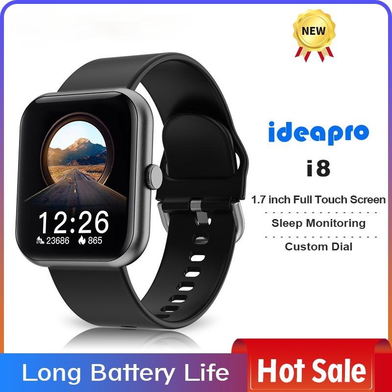 Ideapro i8 Game Mode Smart Watch 1.7 inch Full Touch Screen Long Battery Life Heart Rate & Sleep Monitor Fitness Bracelet for Men and Women
Ideapro i8 Game Mode Smart Watch 1.7 inch Full Touch Screen Long Battery Life Heart Rate & Sleep Monitor Fitness Bracelet for Men and Women