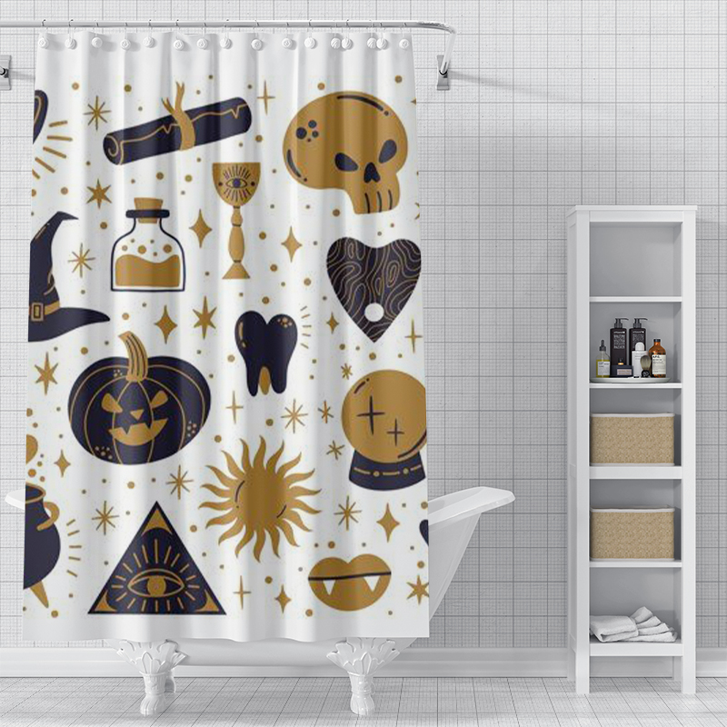 pumpkin head pattern 3d printed shower curtain waterproof, antifouling, durable, fine workmanship
pumpkin head pattern 3d printed shower curtain waterproof, antifouling, durable, fine workmanship