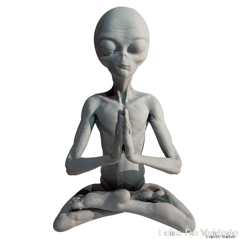 Meditating Alien Resin Statue Garden Ornament Art Decor For Indoor Outdoor Home Or Office Decorations
Meditating Alien Resin Statue Garden Ornament Art Decor For Indoor Outdoor Home Or Office Decorations