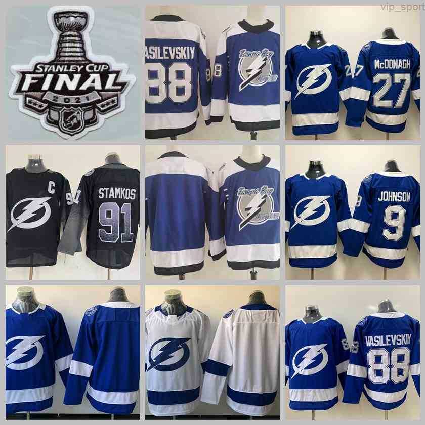 Tampa Bay Lightning 88 Andrei Vasilevskiy Jersey Men Hockey 27 Ryan McDonagh 9 Tyler Johnson Blank 2021 Stanley Cup Final Patch Stitched, 21 blue
Tampa Bay Lightning 88 Andrei Vasilevskiy Jersey Men Hockey 27 Ryan McDonagh 9 Tyler Johnson Blank 2021 Stanley Cup Final Patch Stitched, 21 blue