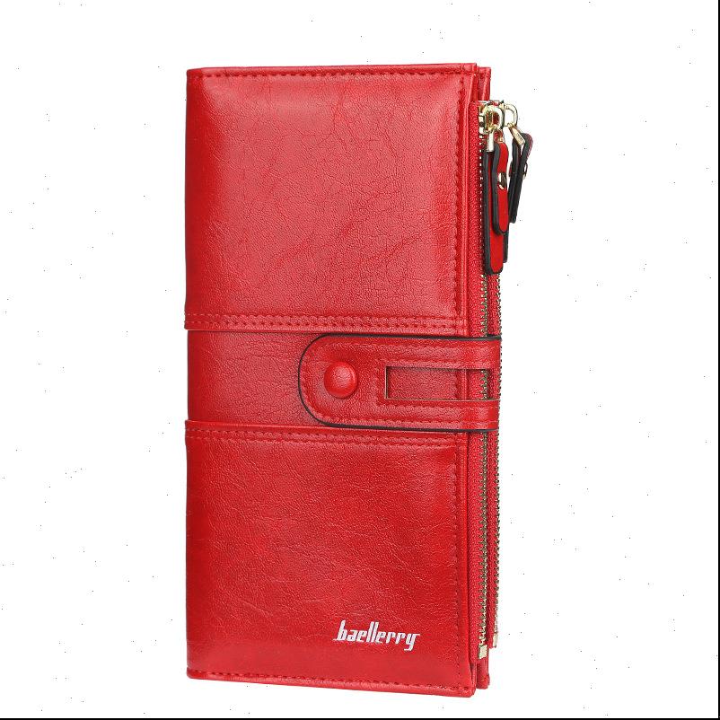 wallet women pu leather ladies long large capacity buckle zipper clutch bag fashion multicard portfel damski, Red;black
wallet women pu leather ladies long large capacity buckle zipper clutch bag fashion multicard portfel damski, Red;black