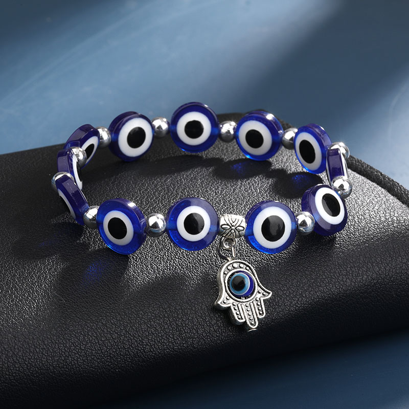 Lucky Fatima Hamsa Hand Evil Blue Eye Strand Charm Bracelets & Bangles Beads Turkish Pulseras For Women Jewelry Wholesale
Lucky Fatima Hamsa Hand Evil Blue Eye Strand Charm Bracelets & Bangles Beads Turkish Pulseras For Women Jewelry Wholesale