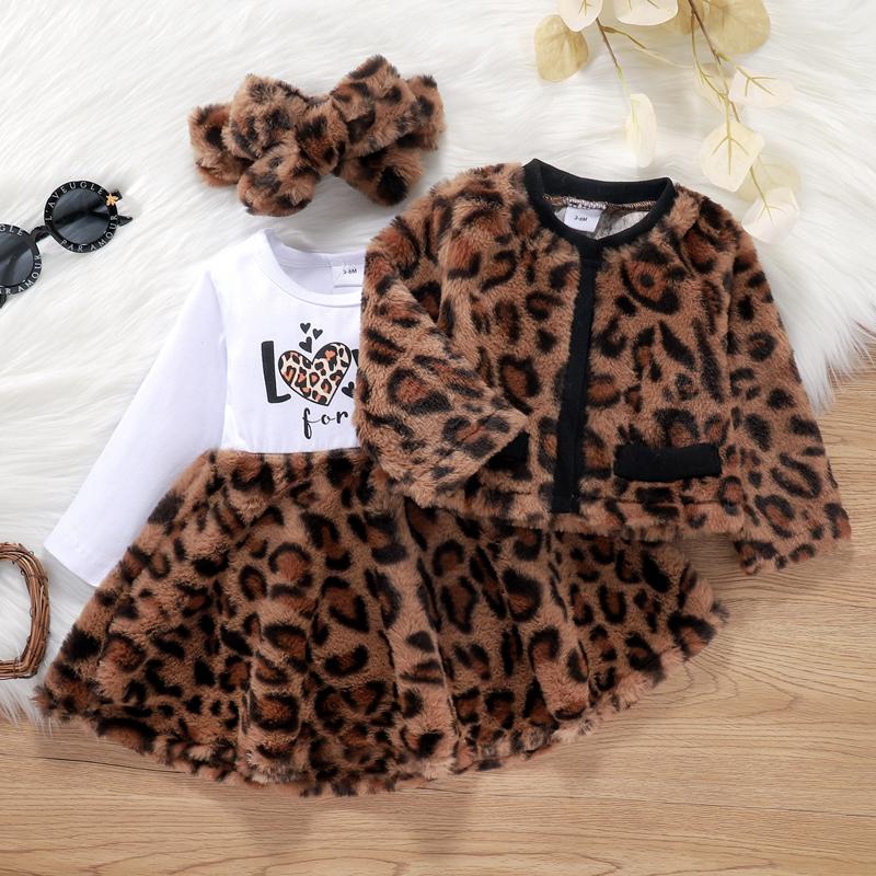 Clothing Sets Pudcoco 3M-3Y 3Pcs Born Baby Girls Clothes Letter Leopard Printed Fur Long Sleeve Dress+Zipper Cardigan Coat+Headband, White
Clothing Sets Pudcoco 3M-3Y 3Pcs Born Baby Girls Clothes Letter Leopard Printed Fur Long Sleeve Dress+Zipper Cardigan Coat+Headband, White