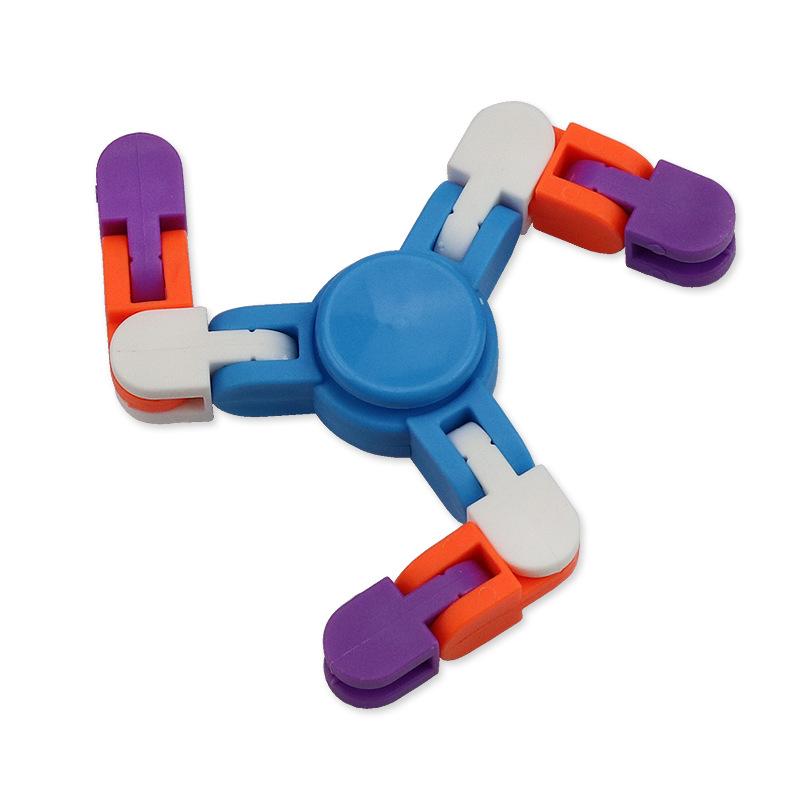 Wacky Tracks Spinner Snap and Click Fidget Toy Game Finger Sensory Toys Snake Puzzles for Teen Kid Adult Stress Relief Party Fillers Favours