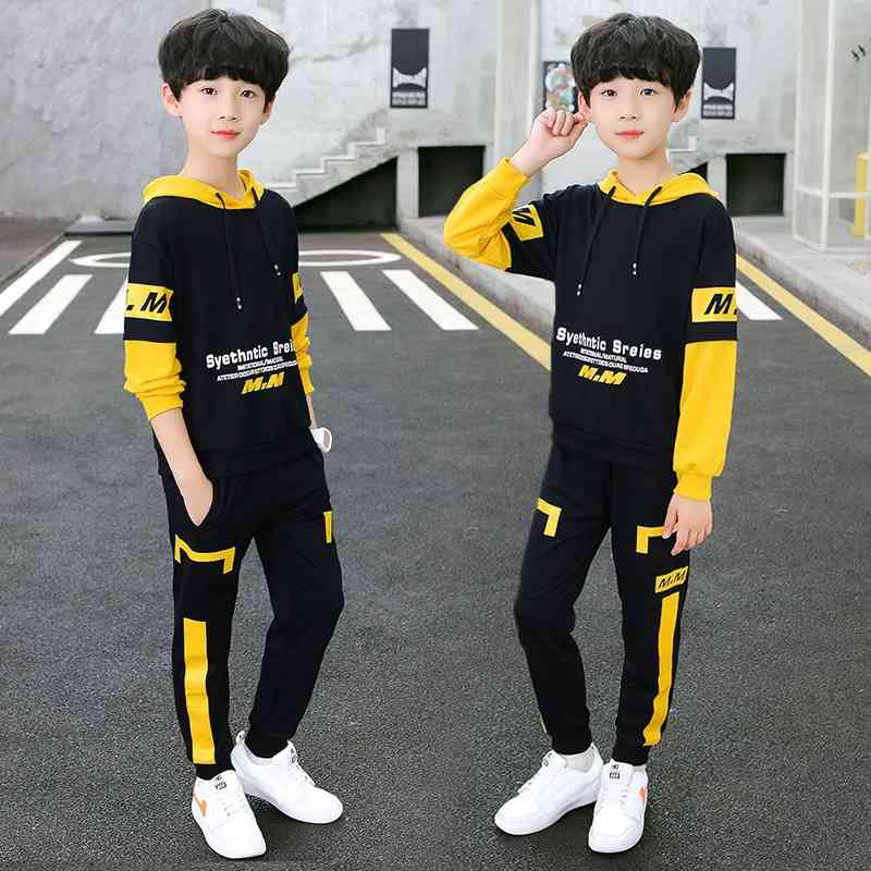 Boys' clothes sweater set 2020 new spring autumn boys' and children's foreign style sports Korean
Boys' clothes sweater set 2020 new spring autumn boys' and children's foreign style sports Korean