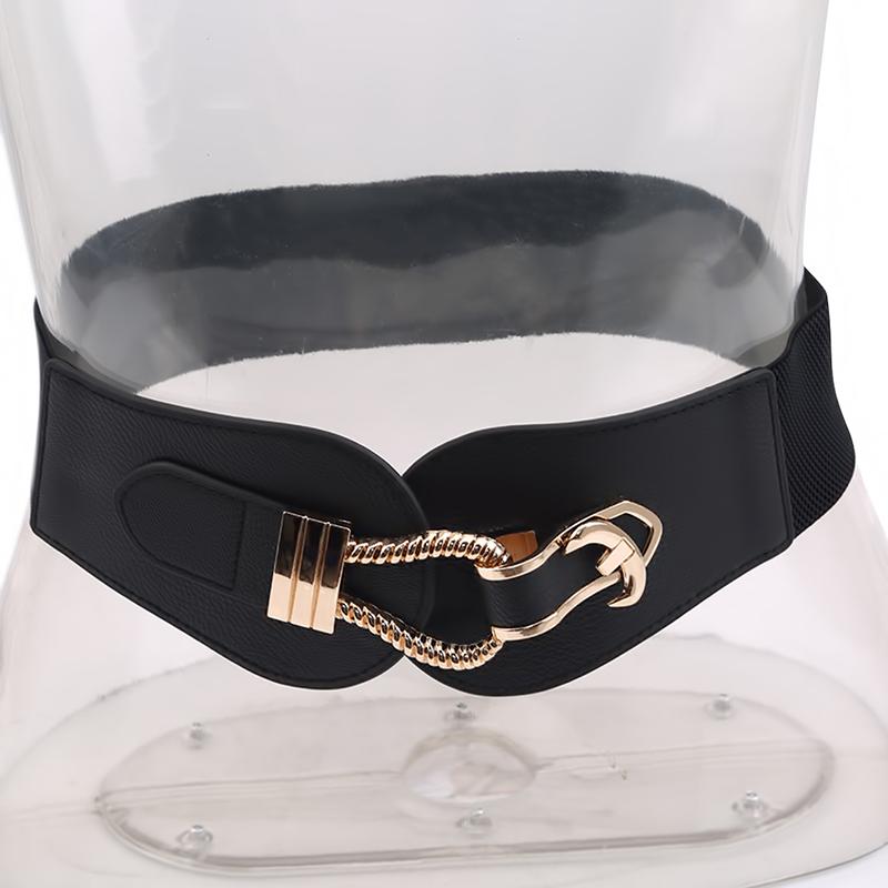 Belts Women Wide Waistbands Elastic Belt For Dress Sweater Pin Buckle Leather Girls Cummerbunds Stretchy, Black;brown
Belts Women Wide Waistbands Elastic Belt For Dress Sweater Pin Buckle Leather Girls Cummerbunds Stretchy, Black;brown