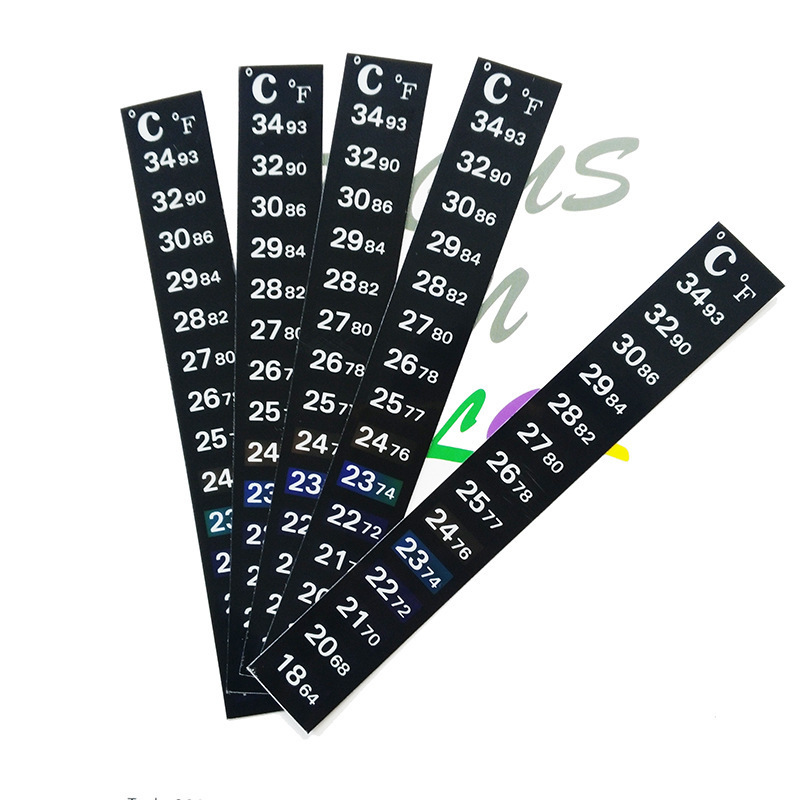 1/5PCS Fish Tank Fridge Thermometer Sticker Aquarium Stick-on Digital Measurement Stickers Temperature Control Tools Products