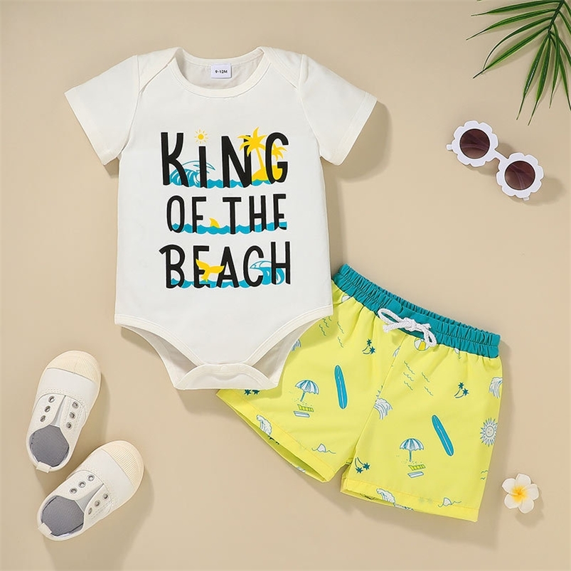 Summer Children Sets Casual Short Sleeve O Neck Letter Rompers Print Shorts Cute 2Pcs Girls Boys Clothes Set 0-2T 210629, White
Summer Children Sets Casual Short Sleeve O Neck Letter Rompers Print Shorts Cute 2Pcs Girls Boys Clothes Set 0-2T 210629, White