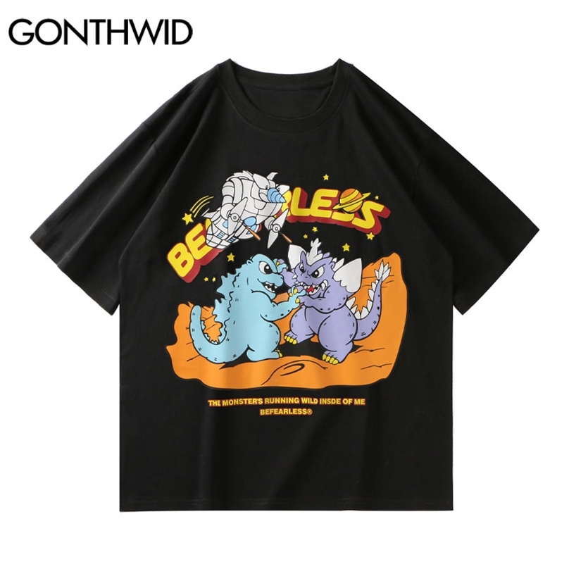 Tees Shirt Hip Hop Funny Cartoon Dinosaur Print Tshirts Streetwear Harajuku Casual Cotton Loose Fashion T-Shirts Tops 210602, White
Tees Shirt Hip Hop Funny Cartoon Dinosaur Print Tshirts Streetwear Harajuku Casual Cotton Loose Fashion T-Shirts Tops 210602, White