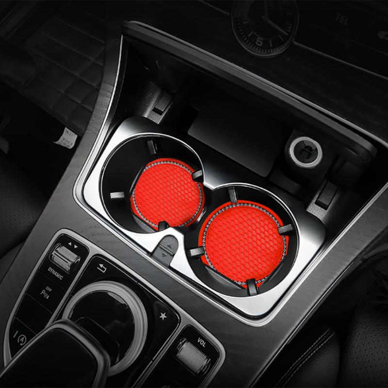 Drink Holder Car Water Cup Bottle Anti-slip Pad Mat Silica Gel For Interior Decoration Styling Accessories