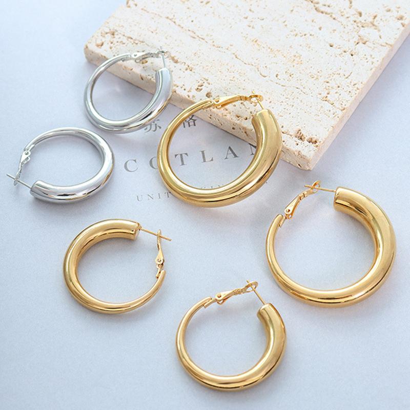 Hoop & Huggie Cool Vintage Simple Hollow Tube Earrings For Women Teen Titanium Steel Fashion Jewelry Statement Accessories Kolczyki Wholesal
Hoop & Huggie Cool Vintage Simple Hollow Tube Earrings For Women Teen Titanium Steel Fashion Jewelry Statement Accessories Kolczyki Wholesal