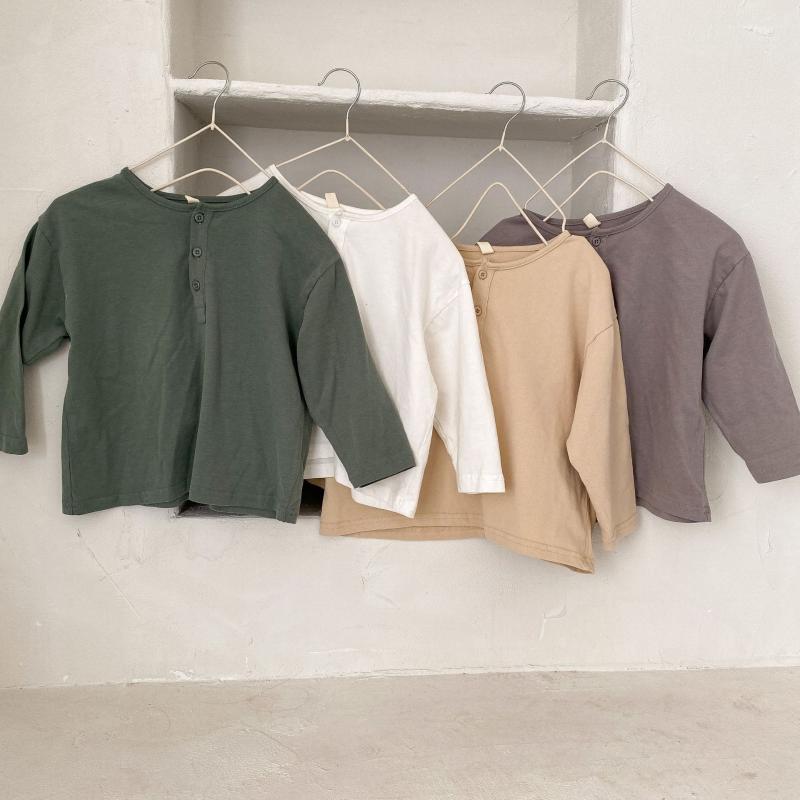 T-shirts Korean Style Unisex Children Loose Pure Color Long-sleeved Tops Toddlers Kids Casual TeesT-shirts
T-shirts Korean Style Unisex Children Loose Pure Color Long-sleeved Tops Toddlers Kids Casual TeesT-shirts