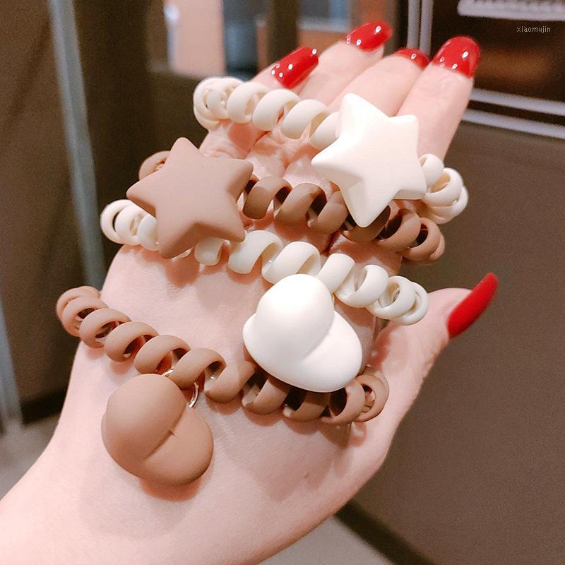 Hair Accessories Earth Tone Love Star Telephone Line Band Rubber Female Tie Rope Horsetail Ball Head Artifact Elastic Bands
Hair Accessories Earth Tone Love Star Telephone Line Band Rubber Female Tie Rope Horsetail Ball Head Artifact Elastic Bands