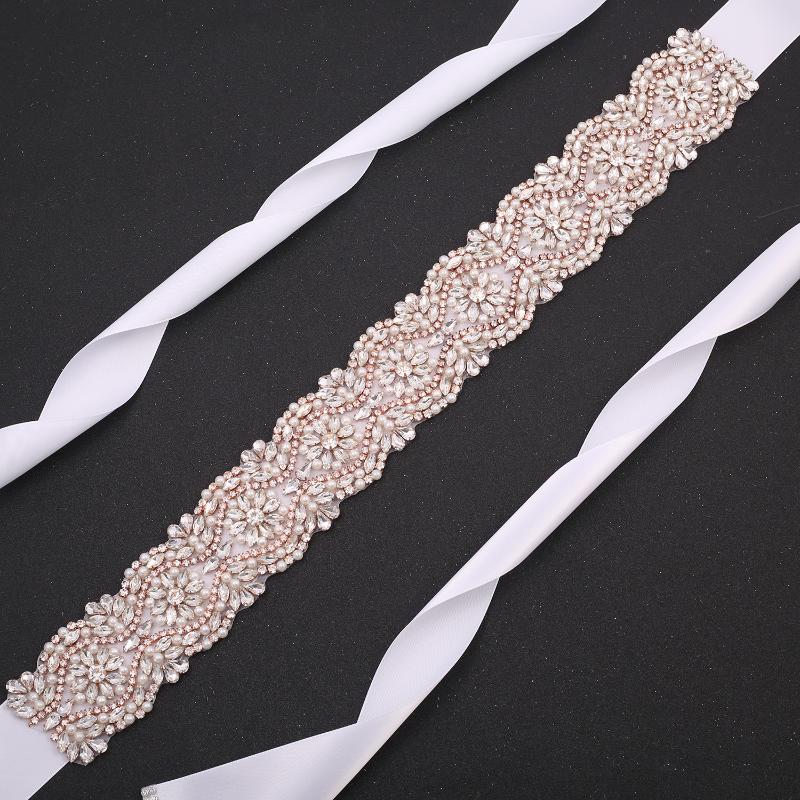 Wedding Sashes SESTHFAR Rhinestones Belt Luxury Rose Gold Bridal Dress Hand Beaded Crystal For Accessories
Wedding Sashes SESTHFAR Rhinestones Belt Luxury Rose Gold Bridal Dress Hand Beaded Crystal For Accessories