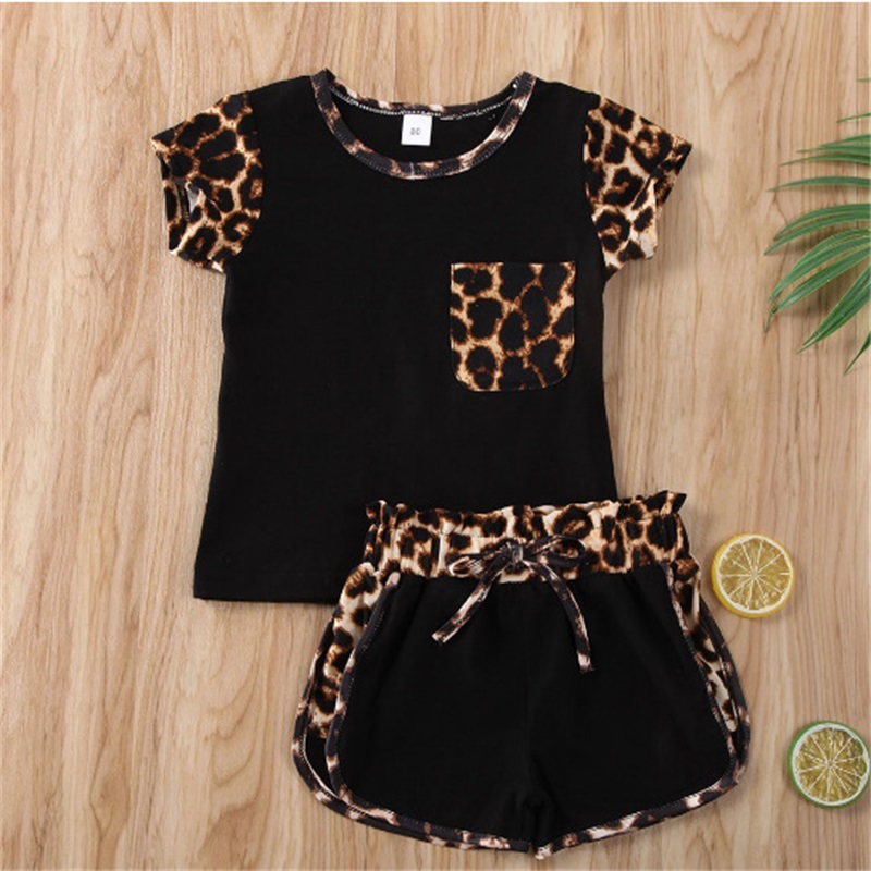 Fashion Boutique Baby Girl Baby Clothes Black Leopard Print Pocket Short Sleeve Kids Baby Girl Designer Clothing Bow Shorts Set 233 Z2, White
Fashion Boutique Baby Girl Baby Clothes Black Leopard Print Pocket Short Sleeve Kids Baby Girl Designer Clothing Bow Shorts Set 233 Z2, White