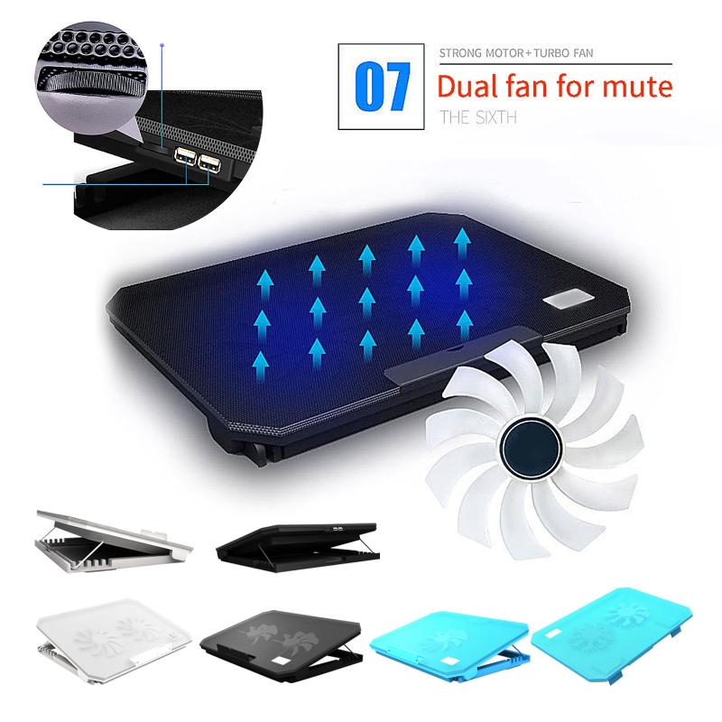 Laptop Cooling Pads Gaming Cooler With 2 Quiet Big Fans, Rgb 7 Color Light Change Portable Usb Pad 11 To 15.6 Inch #3
Laptop Cooling Pads Gaming Cooler With 2 Quiet Big Fans, Rgb 7 Color Light Change Portable Usb Pad 11 To 15.6 Inch #3