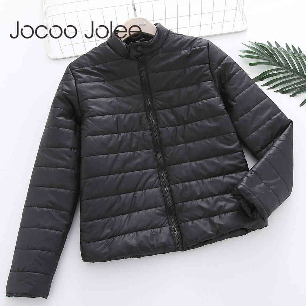 Women Cotton Padded Warm Jacket Oversized Coat Winter Short Down Outwear Plus Size S-3XL 210428