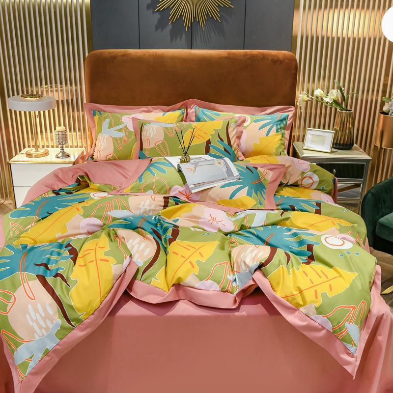 Bedding Sets Yellow Leaves Flowers Duvet Cover Set Silky Soft Egyptian Cotton King Bed Sheet Quilt Pillowcases
Bedding Sets Yellow Leaves Flowers Duvet Cover Set Silky Soft Egyptian Cotton King Bed Sheet Quilt Pillowcases