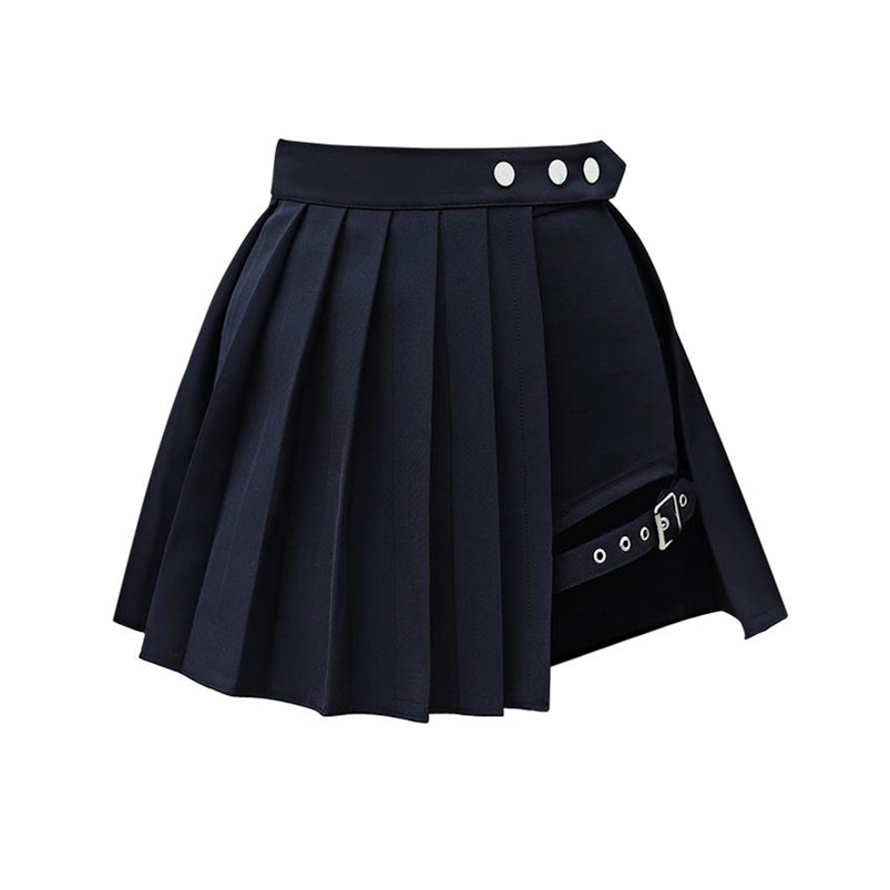 PERHAPS U Black Punk Pleated Ruched Mini Short Empire Skirt Rock And Roll S0164 210721
PERHAPS U Black Punk Pleated Ruched Mini Short Empire Skirt Rock And Roll S0164 210721