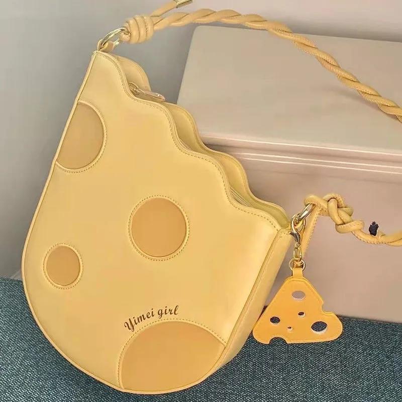 Evening Bags Cheese Handbags For Women Kawaii Yellow Irregular Lolita Bag Zipper Sac A Main Femme Cute Shoulder Bolsa Feminina, Zhu
Evening Bags Cheese Handbags For Women Kawaii Yellow Irregular Lolita Bag Zipper Sac A Main Femme Cute Shoulder Bolsa Feminina, Zhu